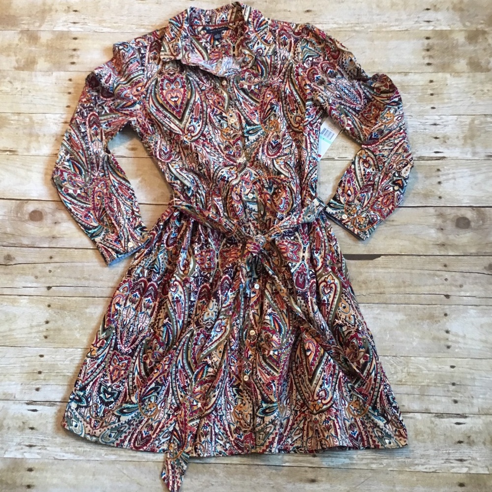 NWT Tommy Hilfiger Belted Dress - size 8